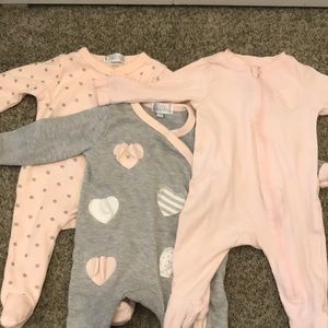 Lot of baby pajamas